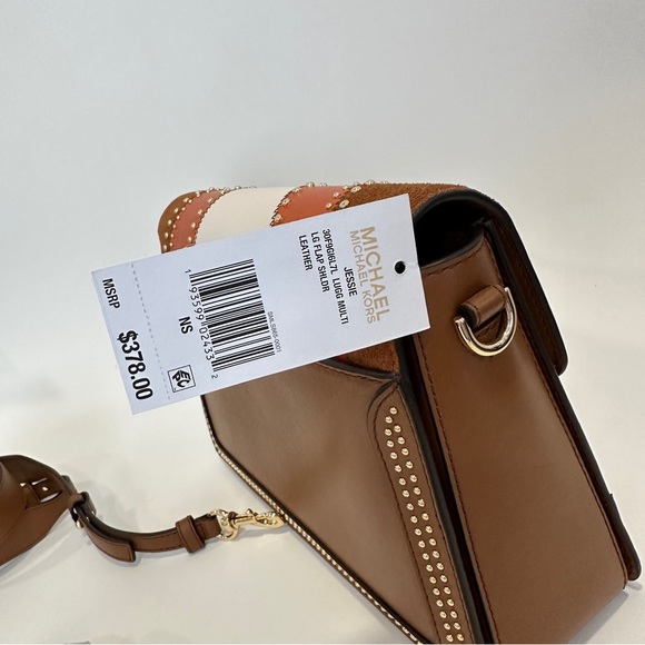 Michael Kors Jessie Large Flap Shoulder Crossbody Bag - Picture 11 of 15